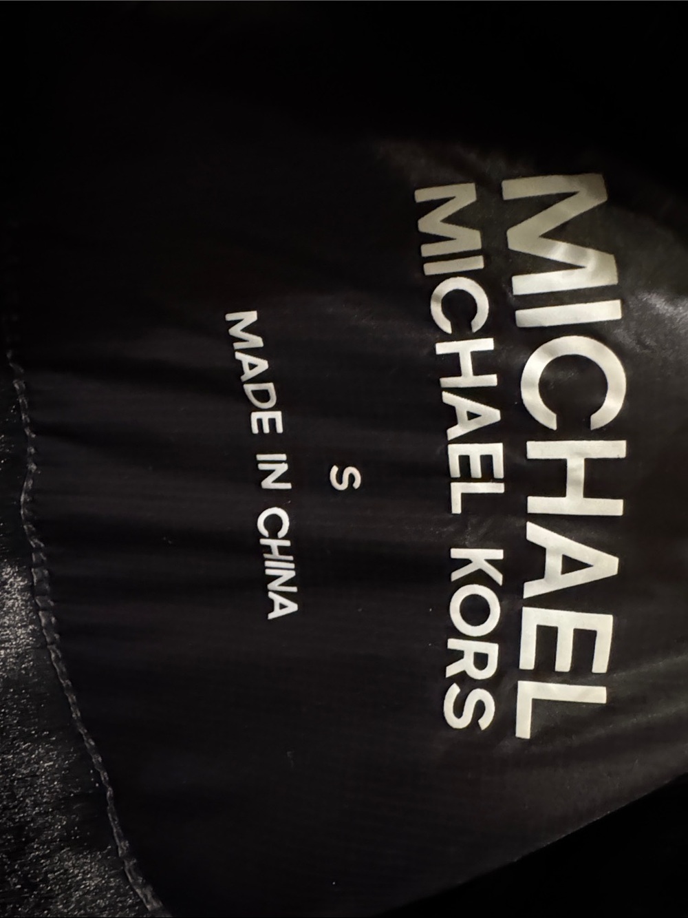 Michael Kors Black Quilted Vest with Faux-Fur Collar - Picture 2 of 3